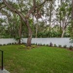 South Tampa luxury home backyard