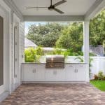 Sunset Park Craftsman outdoor kitchen