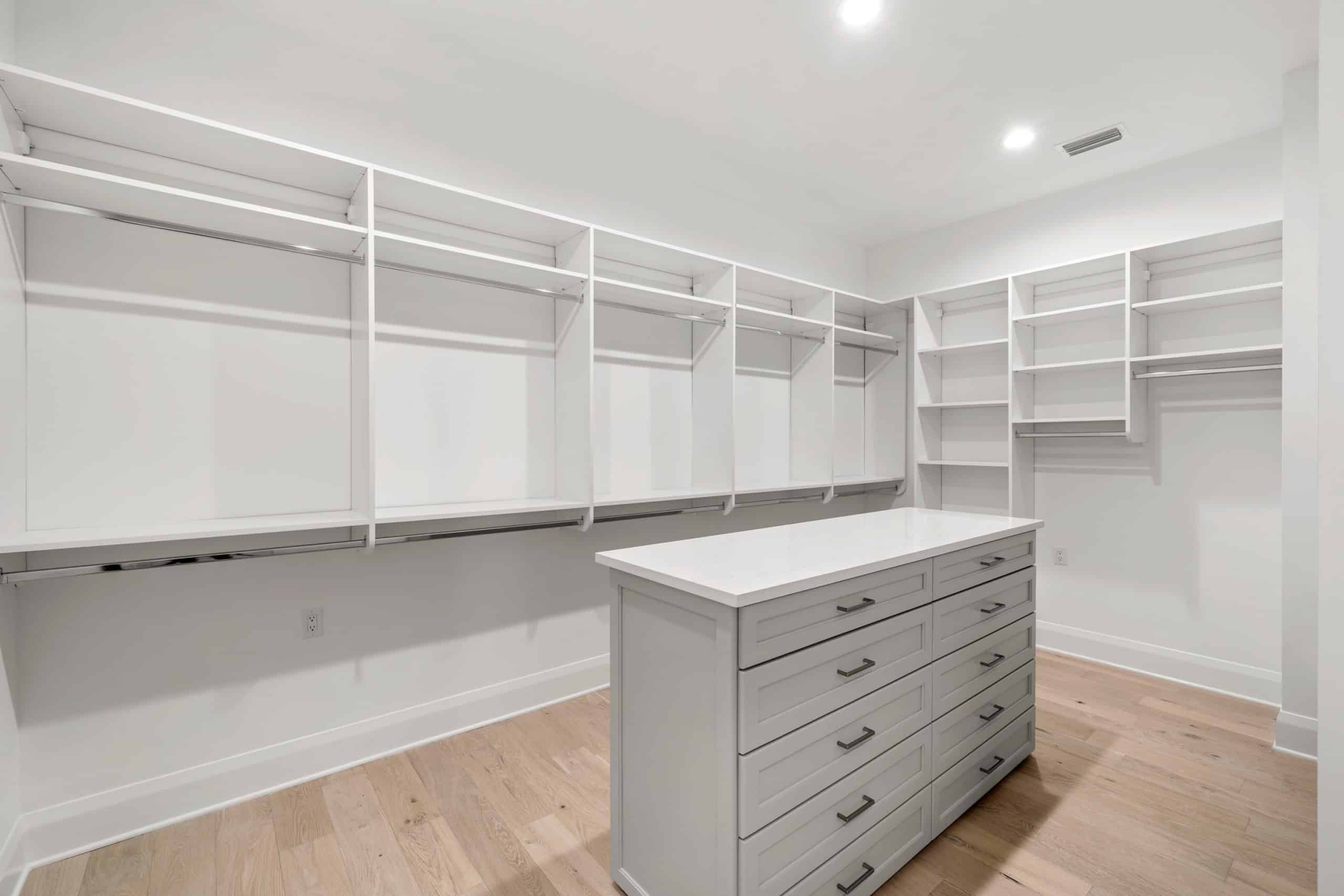 Master closet - Sunset Park Modern Traditional Home